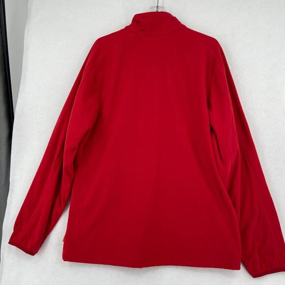 Merrell Fleece Jacket Women's Size L Cardinal Red Full Zip with Pockets NEW - Picture 7 of 12
